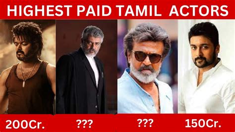 no 1 actor in tamil|highest paid actor in tamil.